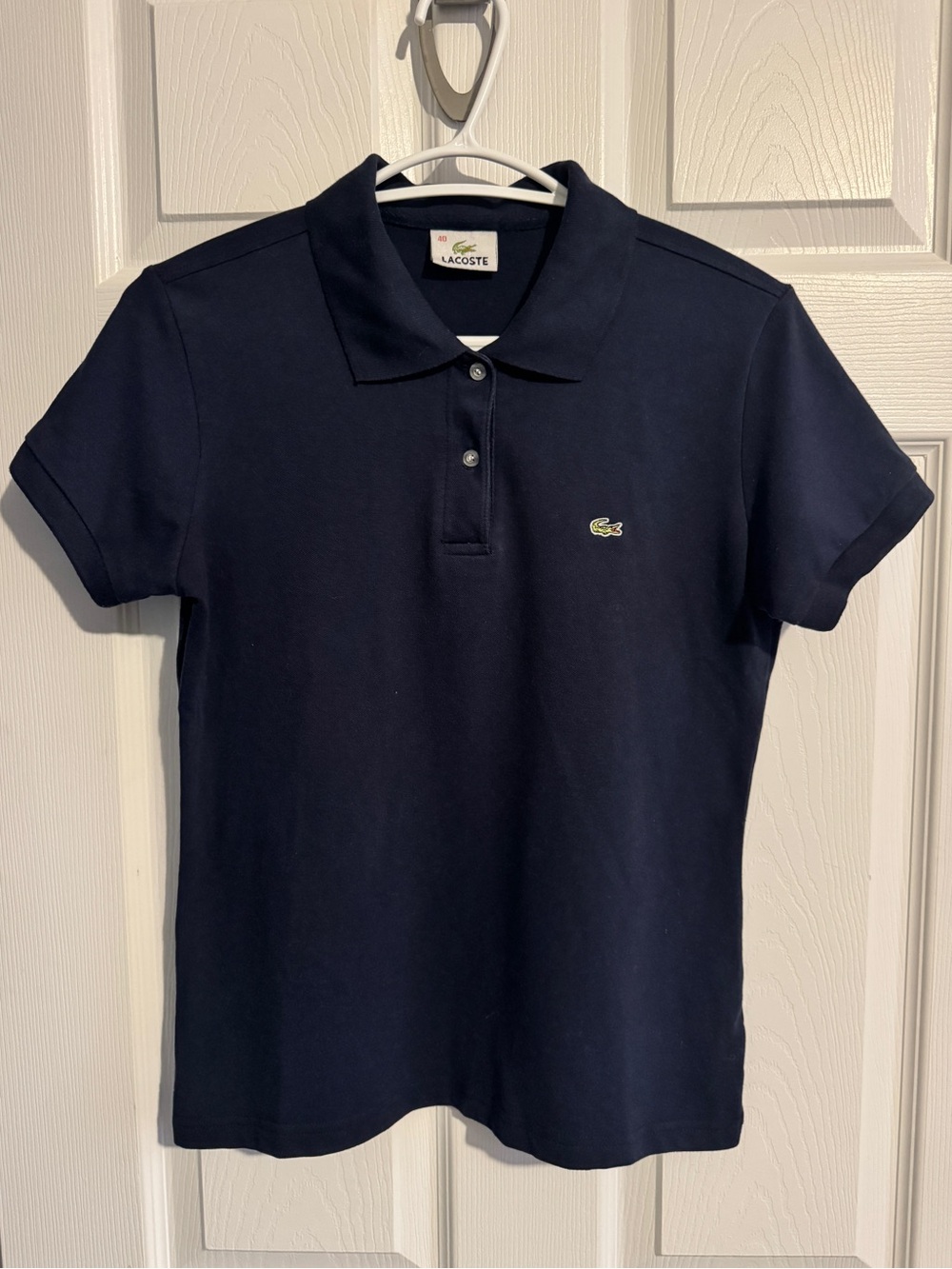 Lacoste Navy Polo - women’s size M